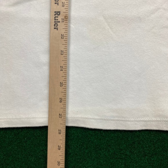 Vintage Nascar Polo Shirt Mens L White Black Kyle Petty 42 Mello Yello 90s USA - Picture 16 of 16